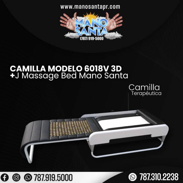 Camilla Modelo 6018V 3D+J Massage Bed Mano Santa