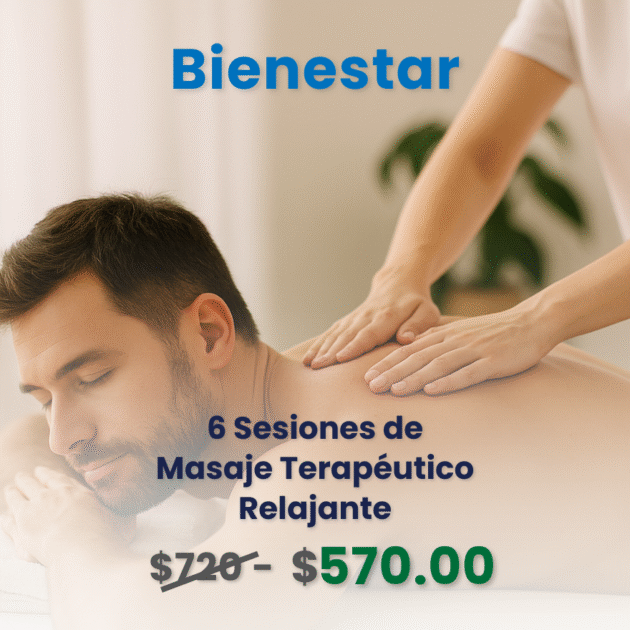 Bienestar – 6 Masajes Terapéuticos